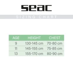 Combinaison Plongée Seac First Enfant 5mm -Sports Nautiques Boutique combinaison plongee seac first enfant 5mm 4