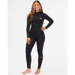 Billabong Combinaison Surf Femme Billangong Sinergy BackZip 4/3mm 2023