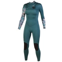 Combinaison Surf Femme Soöruz Divine FrontZip 4/3mm Bleu -Sports Nautiques Boutique combinaison surf femme sooruz divine frontzip 4 3mm bleu 3