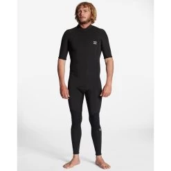 Billabong Combinaison Surf Homme Absolute Backzip Sans Manche Noire 2/2mm 2023
