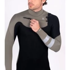 Combinaison Surf Homme Hurley Advant FrontZip Kaki 4/3mm 2023 -Sports Nautiques Boutique combinaison surf homme hurley advant frontzip noire 4 3mm 2023 3