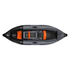 Kayak Gonflable Aquadesign KOLOA X'PERIENCE 305 Noir/Gris/Orange 1 Place -Sports Nautiques Boutique kayak gonflable aquadesign koloa x perience 305 noir gris orange 1 place 5