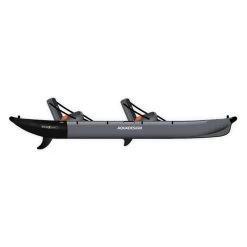 Kayak Gonflable Aquadesign KOLOA X'PERIENCE 360 Noir/Gris/Orange 2 Places -Sports Nautiques Boutique kayak gonflable aquadesign koloa x perience 360 noir gris orange 2 places 2