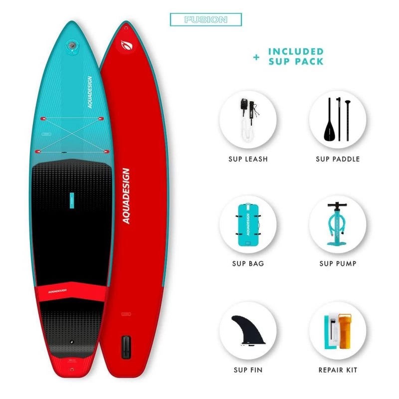 Paddle Gonflable Aquadesign TEMPO 11'6'' 1 Paddle Gonflable Aquadesign TEMPO 11'6''