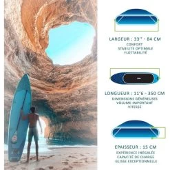 Paddle Gonflable WATTSUP Pike 11'6" Avec Siege Et Pagaie Convertible Kayak -Sports Nautiques Boutique paddle gonflable wattsup pike 11 6 avec siege et pagaie convertible kayak 3