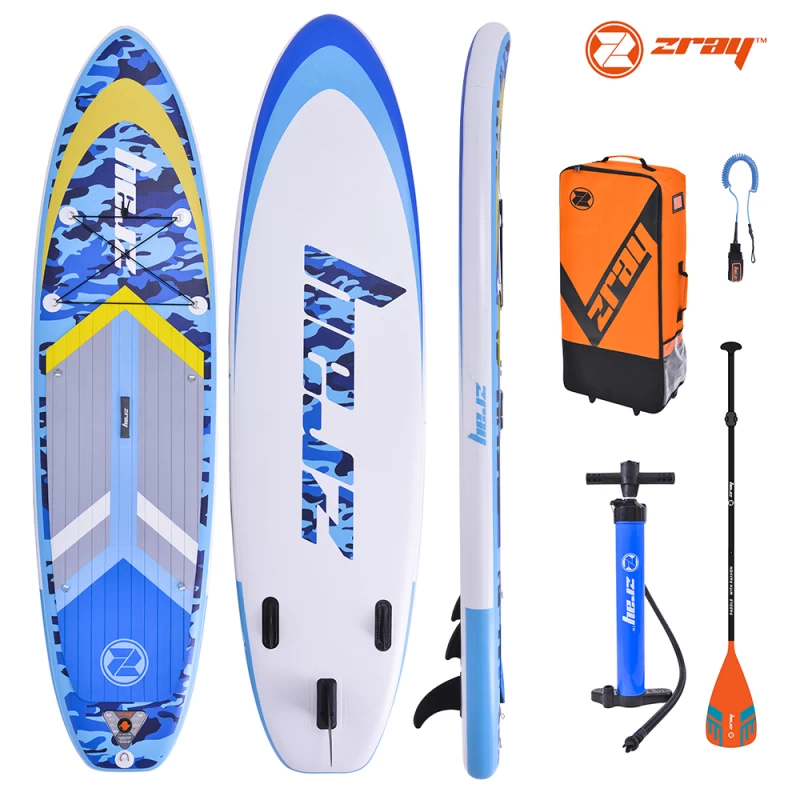 Paddle Gonflable Zray Camo Blue 10'8'' 1 Paddle Gonflable Zray Camo Blue 10'8''