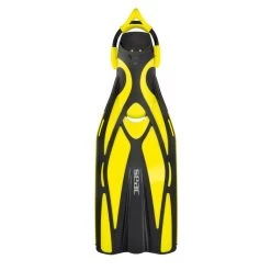 Palmes Réglables Seac F1 S Jaune -Sports Nautiques Boutique palmes reglables seac f1 s jaune 2
