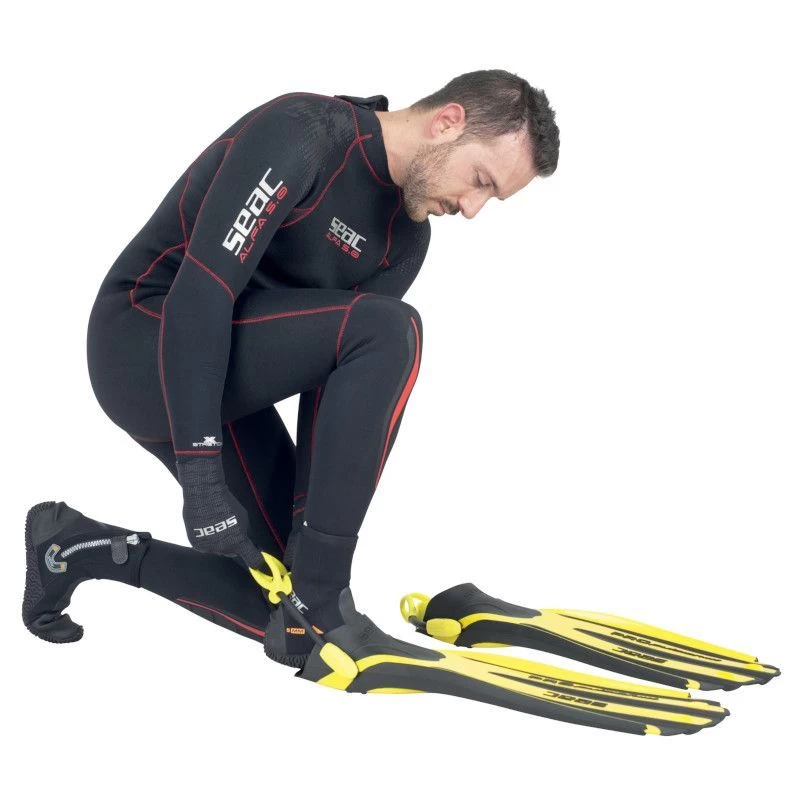 Palmes Réglables Seac Propulsion S Jaune 8 Palmes Réglables Seac Propulsion S Jaune – Image 8
